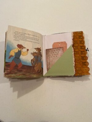 Altered Little Golden Book The Secret of Nimh Mrs. Brisby and the Magic Stone Junk Journal - image3